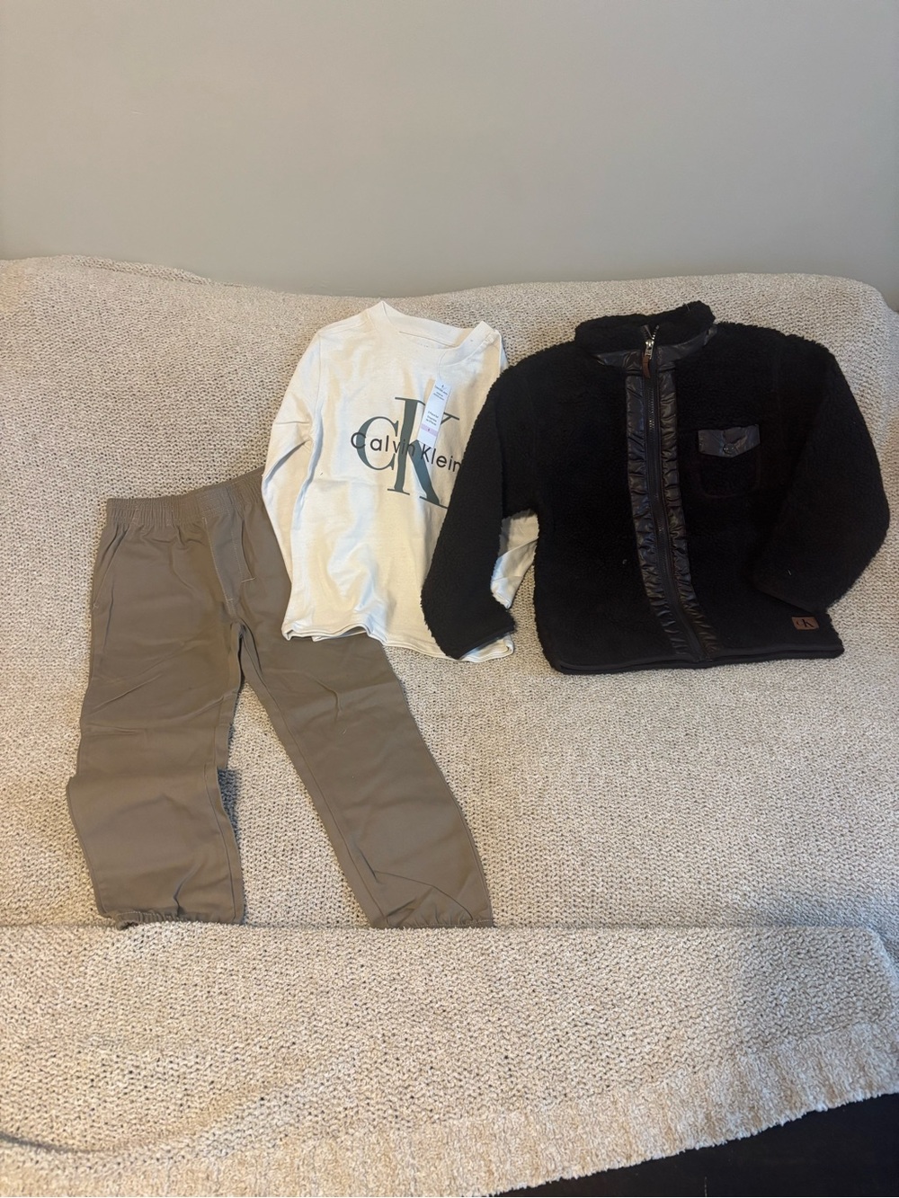 Calvin Klein Beige Kids Joggers